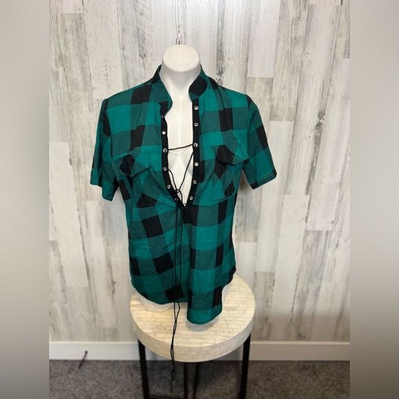 Green blouse - Picture 1 of 6